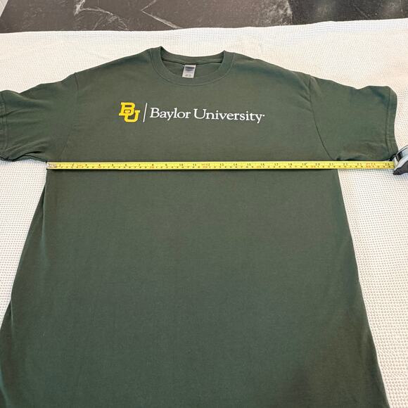 Baylor University T-Shirt Green College Graphic NCAA Bears Apparel Unisex LG - Picture 2 of 7